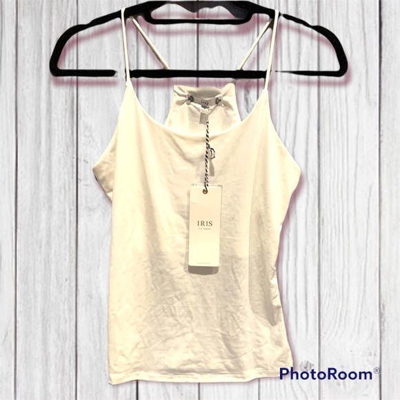 Iris Los Angeles NWT Ivory Camisole - Picture 1 of 7